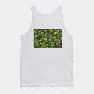 Top down aerial view of pine forest Tank Top